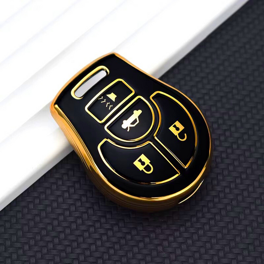 Case for Nissan Juke, Micra, Qashqai, March, Rogue, Maxima, Terrano, Cube, Pathfinder, Altima, Sentra, Tiida (4 Button)